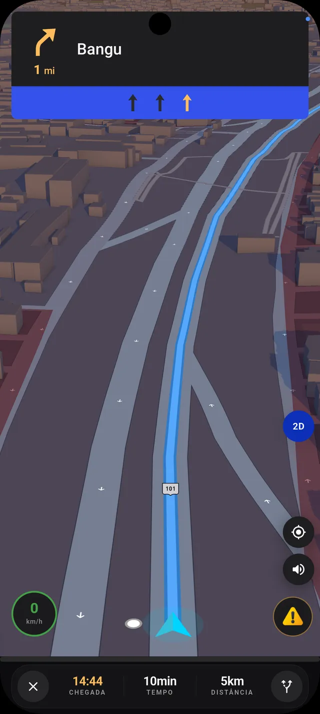 3D navigation in dark mode